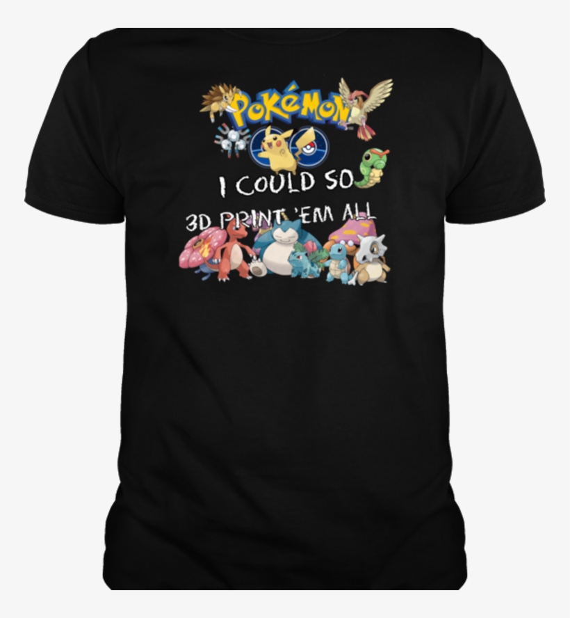 Pokemon 3d Printer Shirt - T-shirt, transparent png #2299740