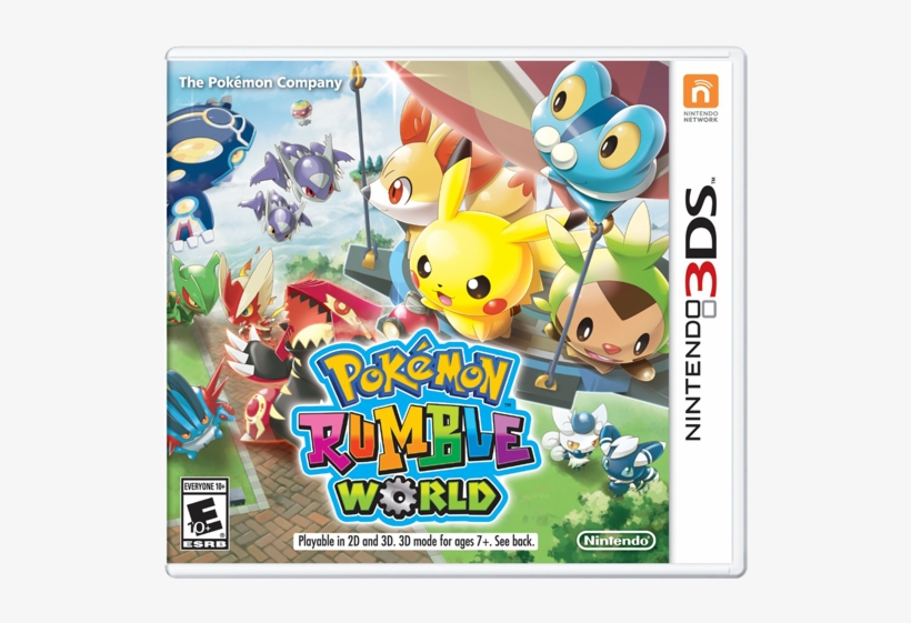 Pokemon Rumble World Box Art - Pokemon Rumble World 3ds, transparent png #2299748