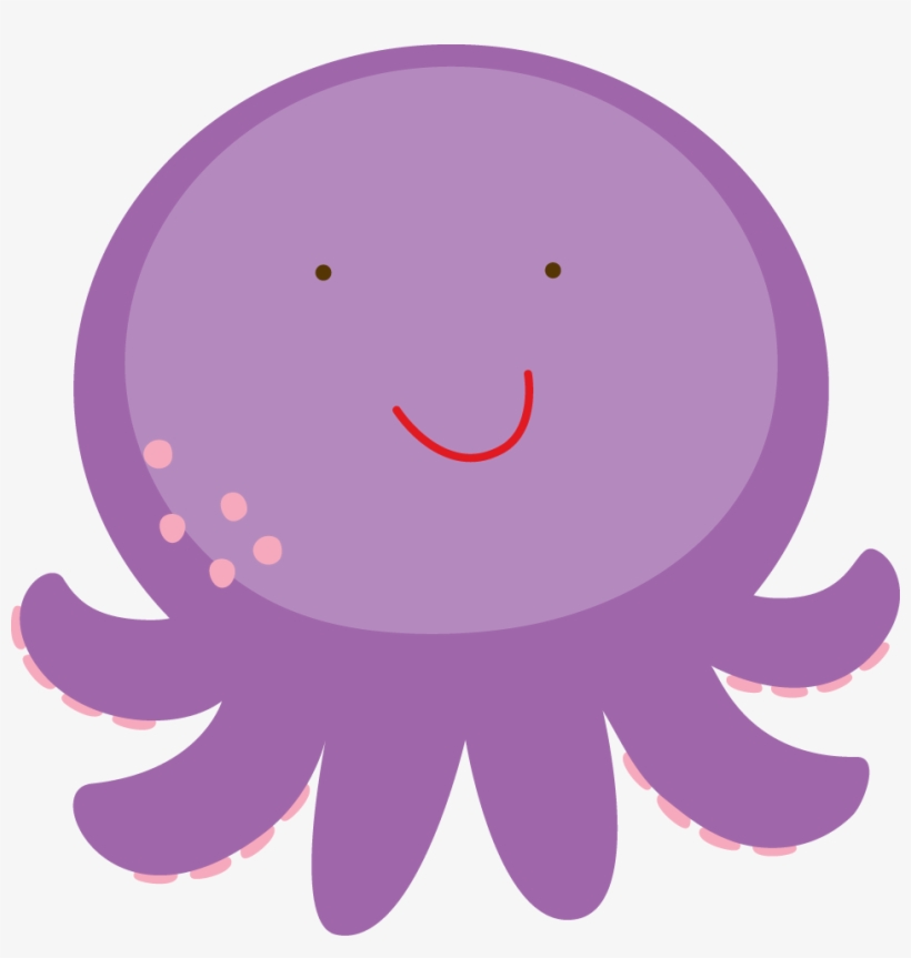 Clip Art, Cute Drawings, Octopus, Marina, Crafts, Cricut, - Personagens Fundo Do Mar Png, transparent png #2299978