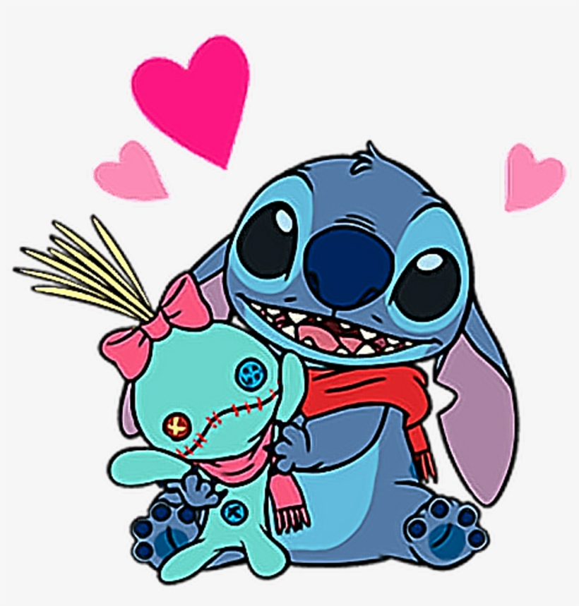 Stitch Lilo&stitch Liloandstich Cute Fanart Kawaii - Stickers Stitch, transparent png #230200