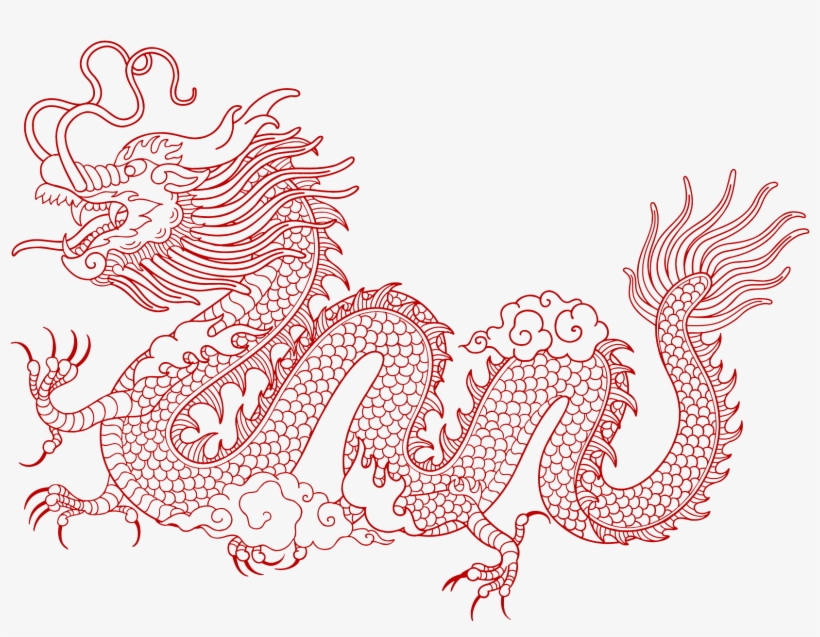 Chinese New Year Dragon Design, transparent png #230226