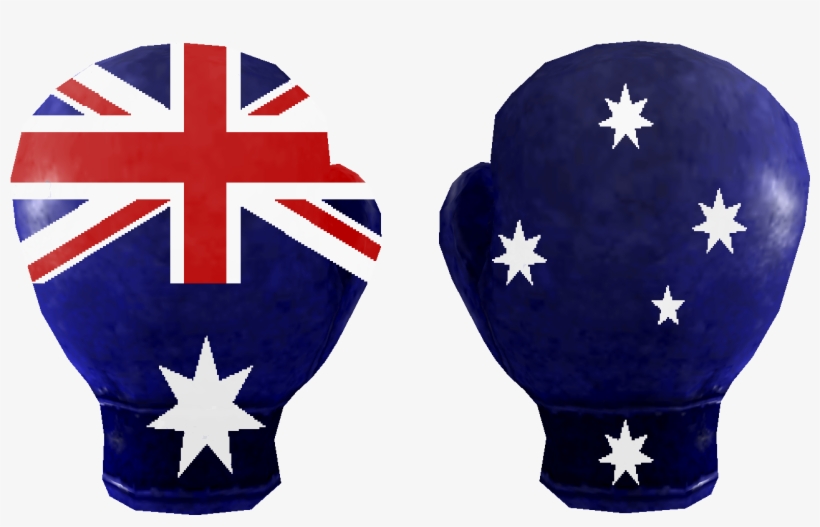 Australian Boxing Gloves - Australian Flag, transparent png #230478