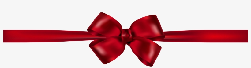 Beautiful Dark Red Ribbon Png Clipart - Fita Com Laço Vermelho Png, transparent png #231114