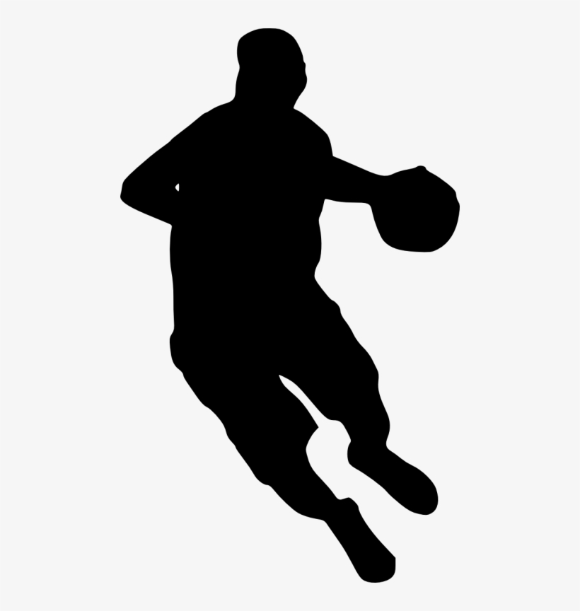 Free Png Basketball Player Silhouette Png Images Transparent - Basketball Sillohuete Png, transparent png #231319