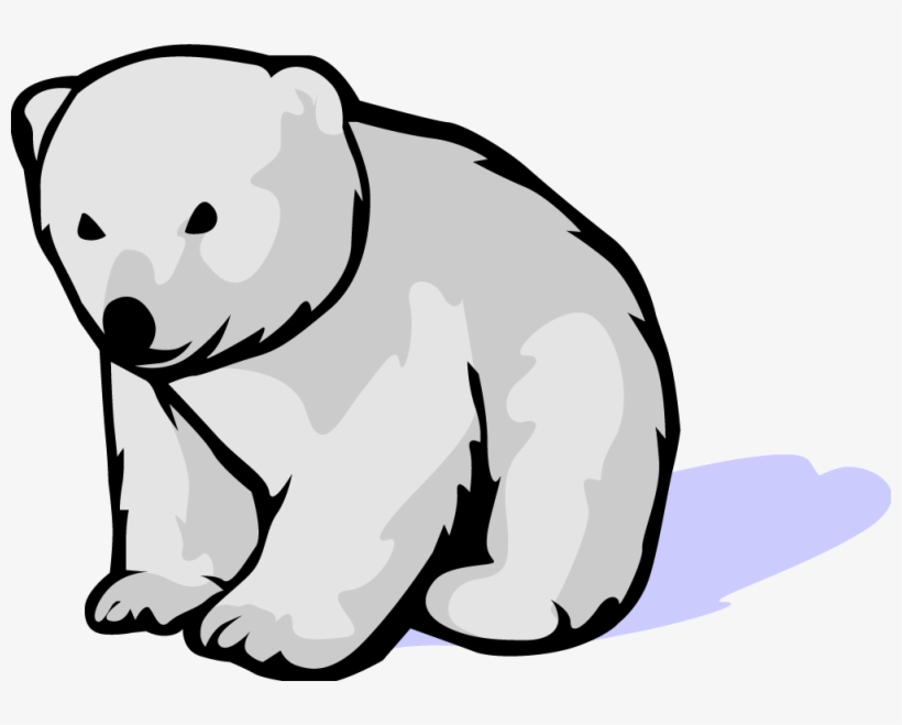 Animal Clipart Polar Bear - Polarbear Clip Art, transparent png #231505