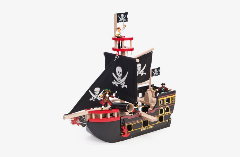 Barbarossa Pirate Ship - Le Toy Van Barbarossa, transparent png #231772