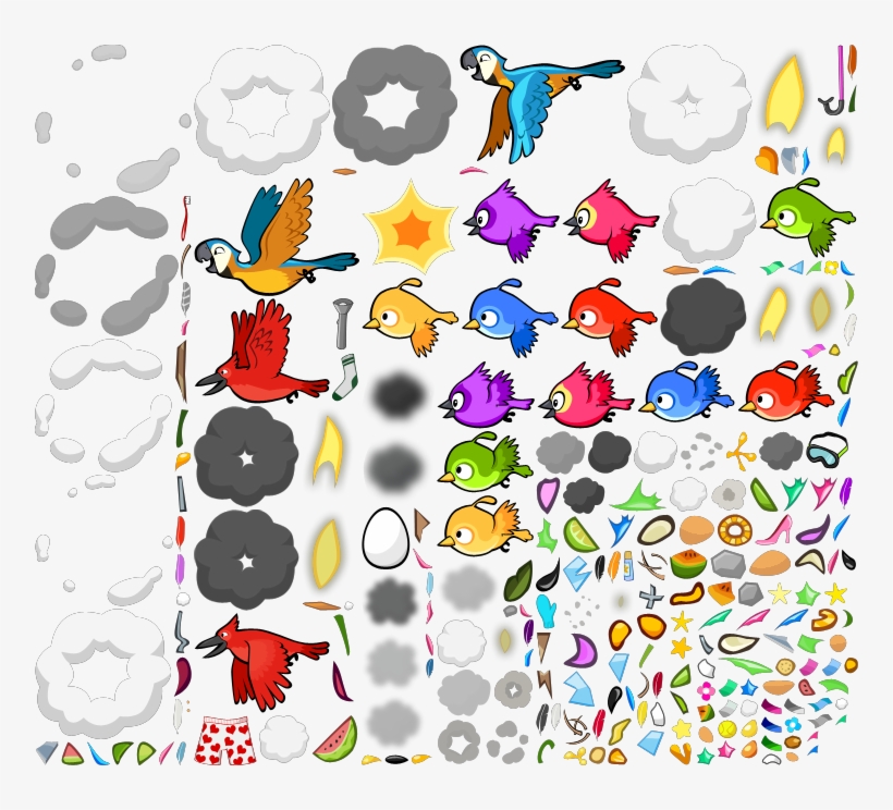 Ingame Particles 1 - Angry Birds File Ingame, transparent png #231848