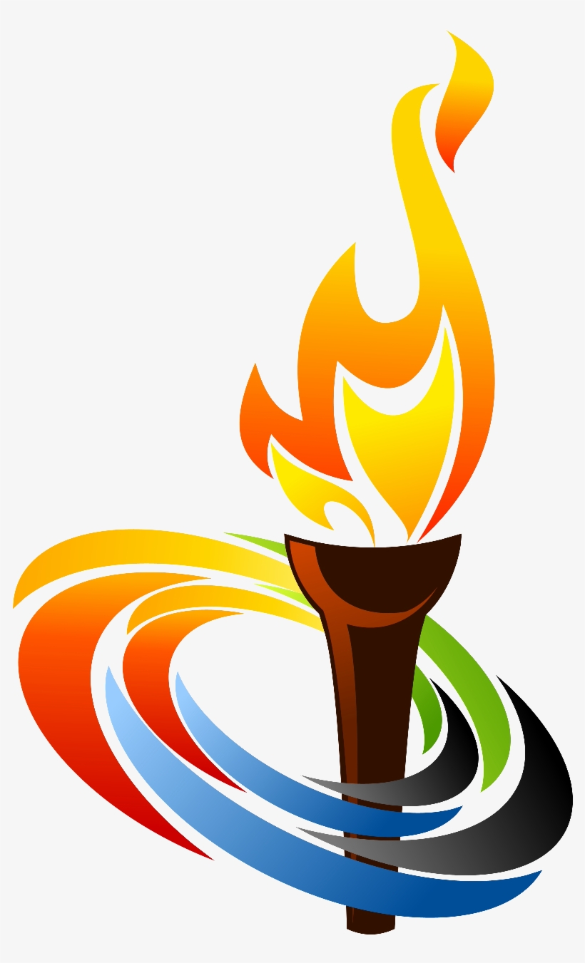 Pics For Torch Flame Png Clipart - Olympic Torch Png, transparent png #232159