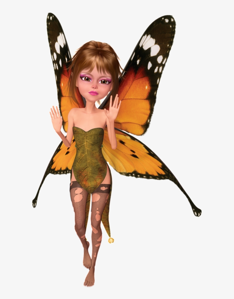 Butterfly Elf Transparent - Download, transparent png #232785