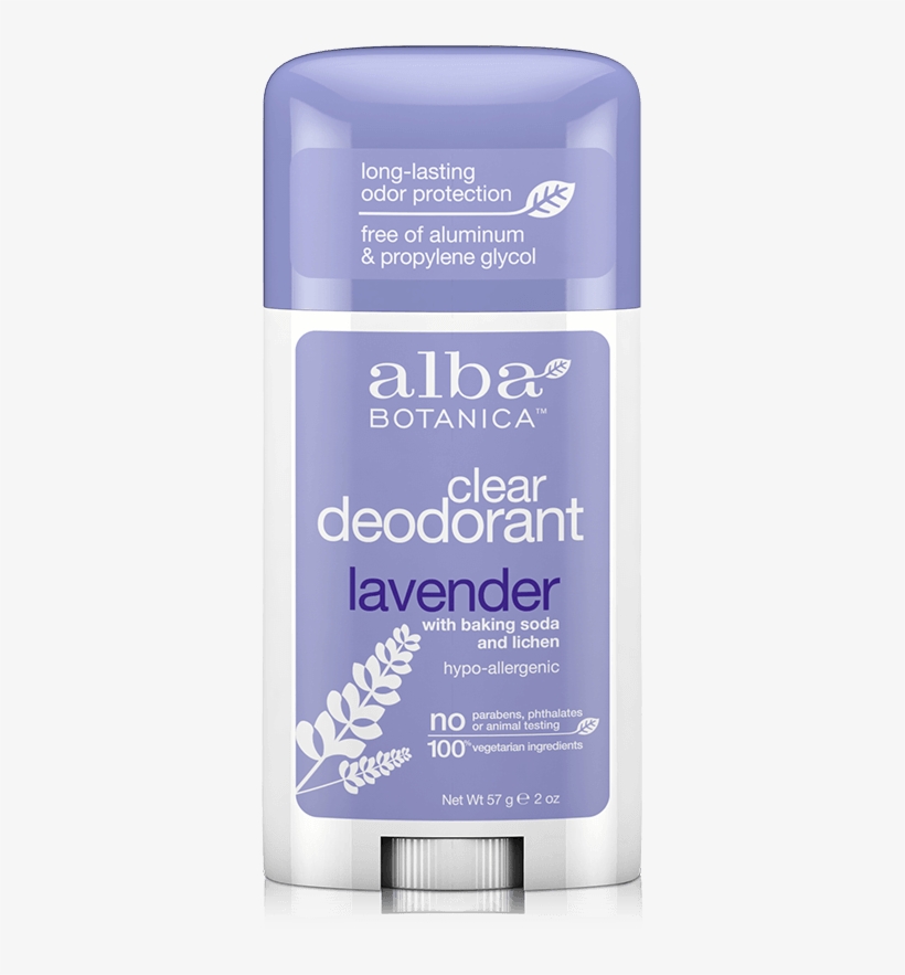 Size - 2 Oz - Alba Botanica Deodorant Stick - Lavender - 2 Oz, transparent png #232846