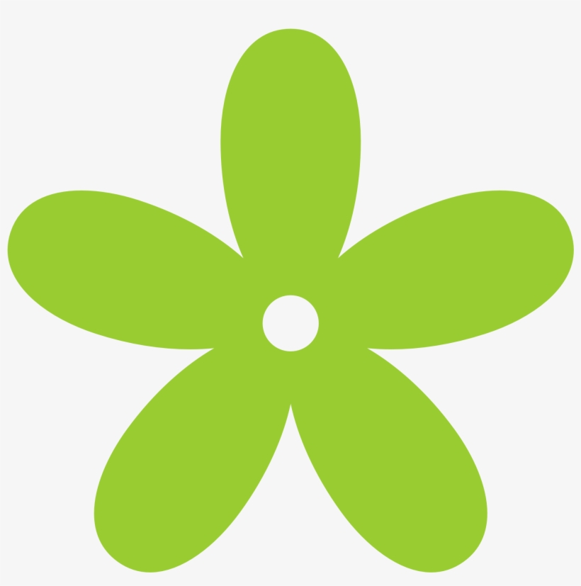 Lime - Green Flower Clip Art, transparent png #232865