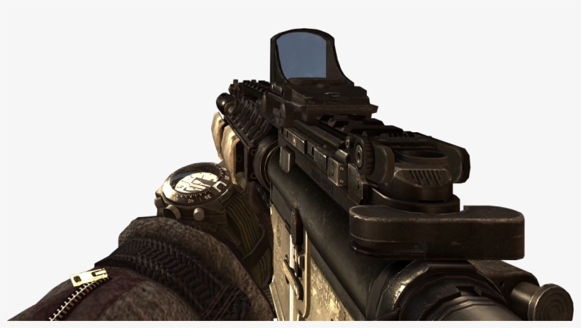 M4a1 Red Dot Sight Mw2 - Infinite Warfare Gun Png, transparent png #233068