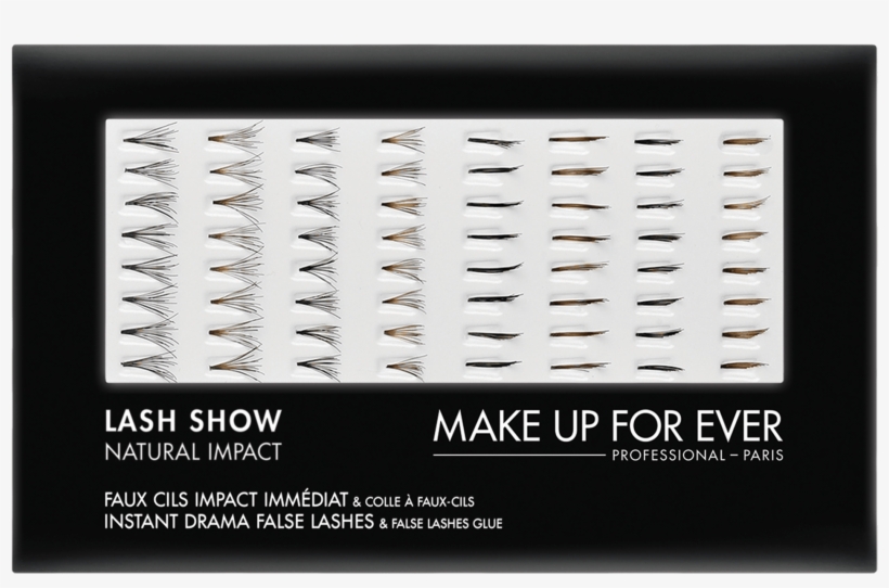 Make Up For Ever 'lash Show' No. N601 False Eyelashes, transparent png #233159