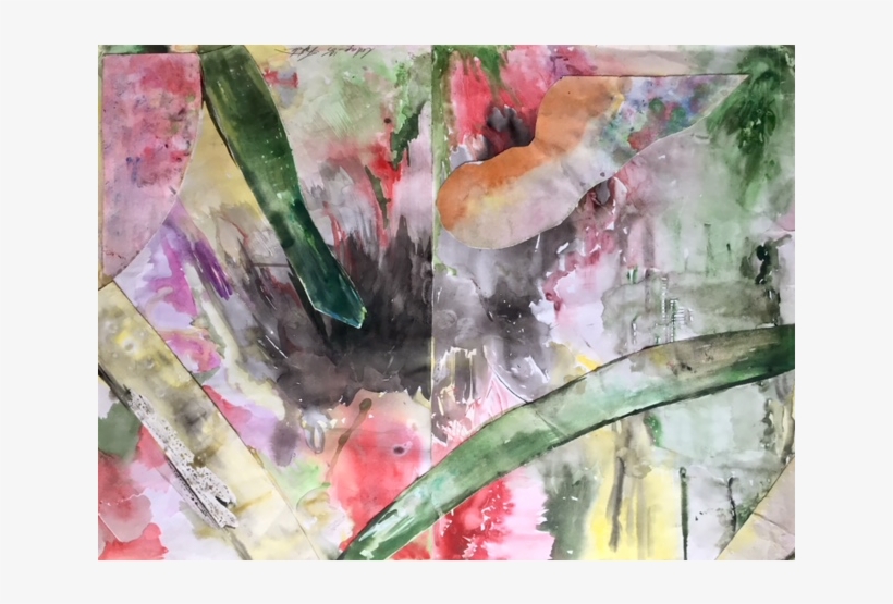 Watercolour On Paper 76 Cm X 56 Cm $1900 - Watercolor Painting, transparent png #233227