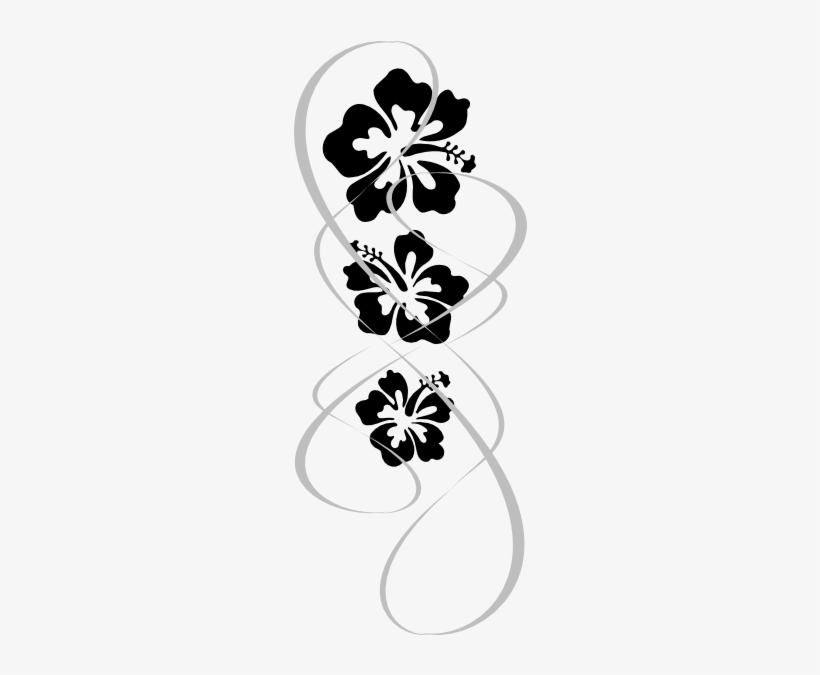 Hibiscus Swirl Clip Art - Hibiscus Clip Art, transparent png #233581
