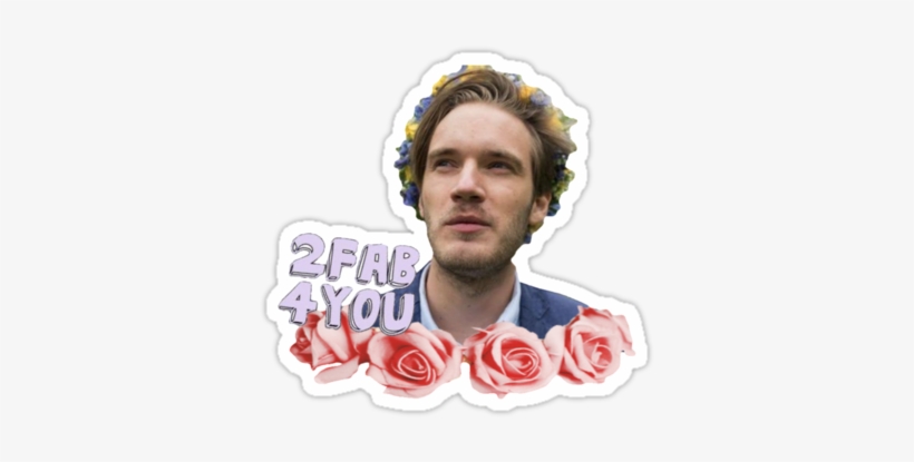 Fab, Redbubble, And Sticker Image - Pewdiepie Stickers Transparent, transparent png #233640
