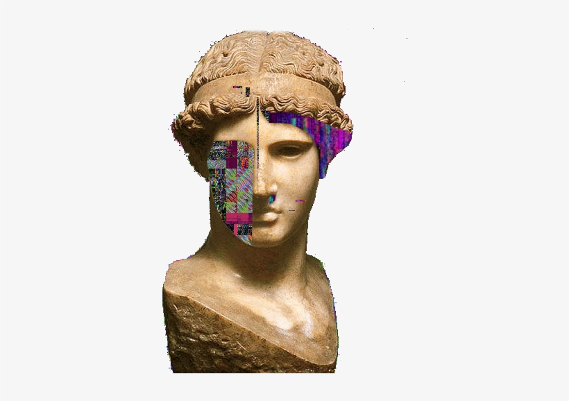 Vaporwave Statue Png - Aesthetic Statue Png, transparent png #233662