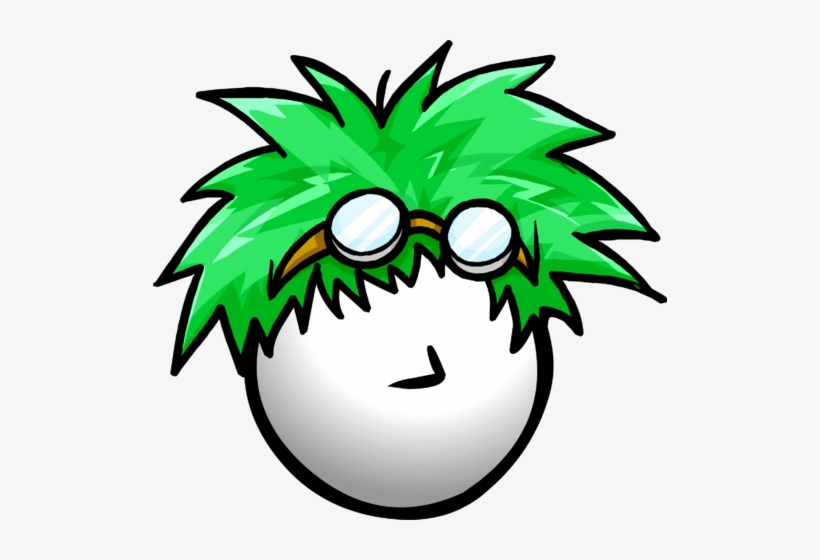 Rad Scientist Wig Former - Club Penguin, transparent png #233684
