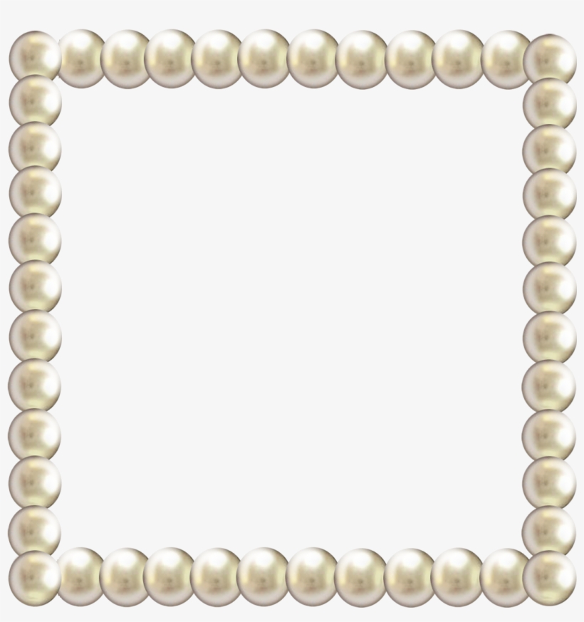 Pearl Border Png - Pearl Border Clip Art, transparent png #233733