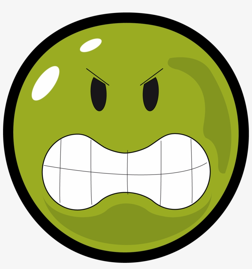 Angry Face Cliparts - Soccer Clip Art, transparent png #233966