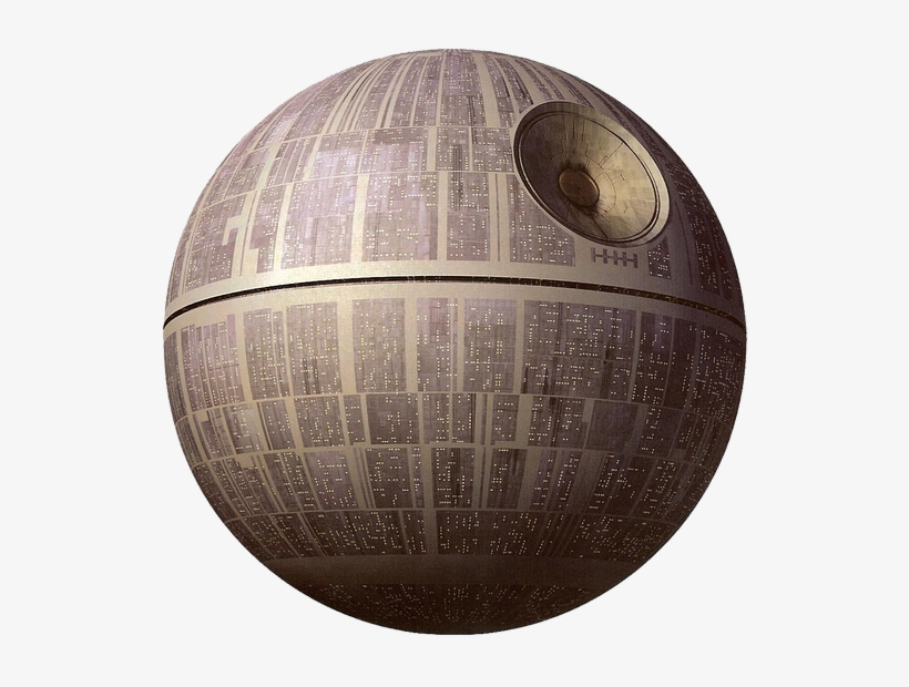 Spaceship, Star Trek, Model, Isolated, Film - Death Star, transparent png #234044
