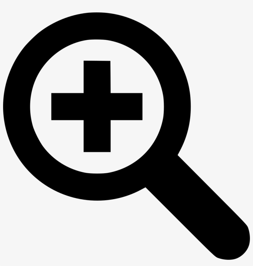 Zoom In Magnifying Glass - Magnifying Glass Plus Icon Png, transparent png #234405