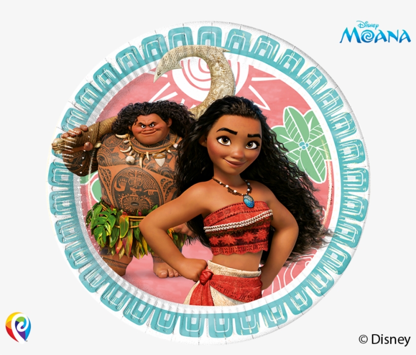 Pack Of 8 Dinner Plates 23cm - Moana Plates, transparent png #234738