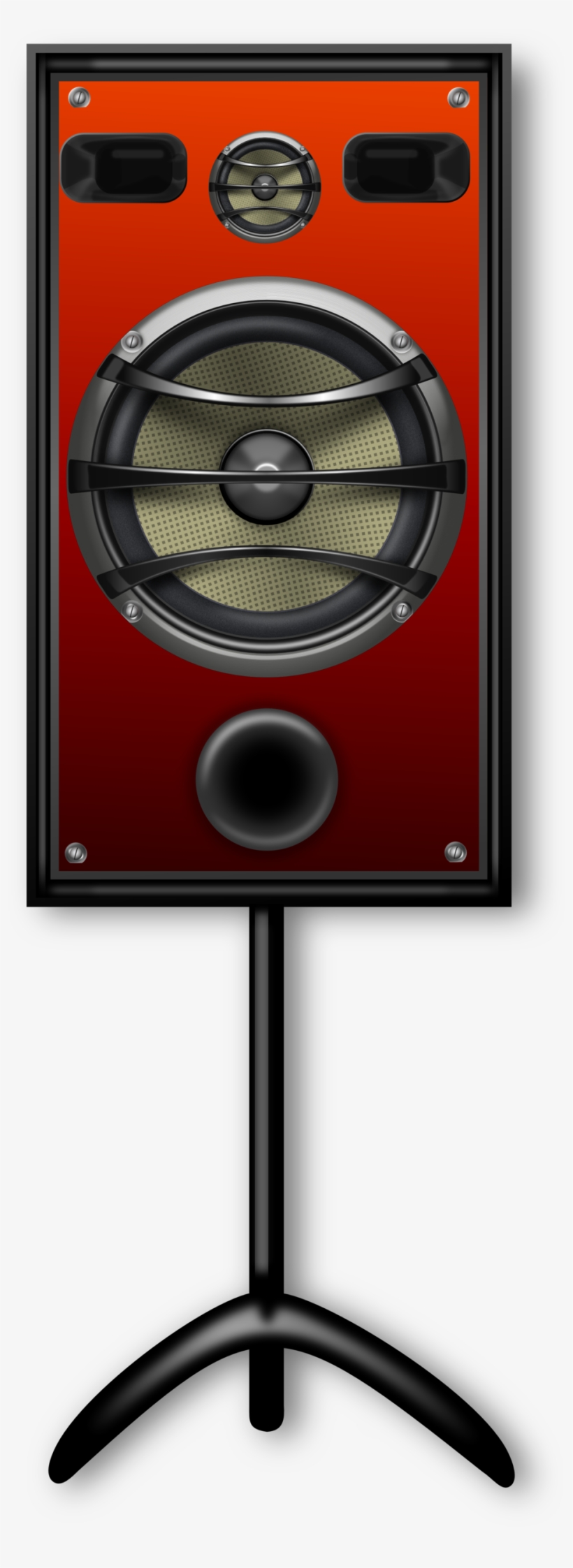 This Free Icons Png Design Of Studio Speaker 2 Orange, transparent png #234761
