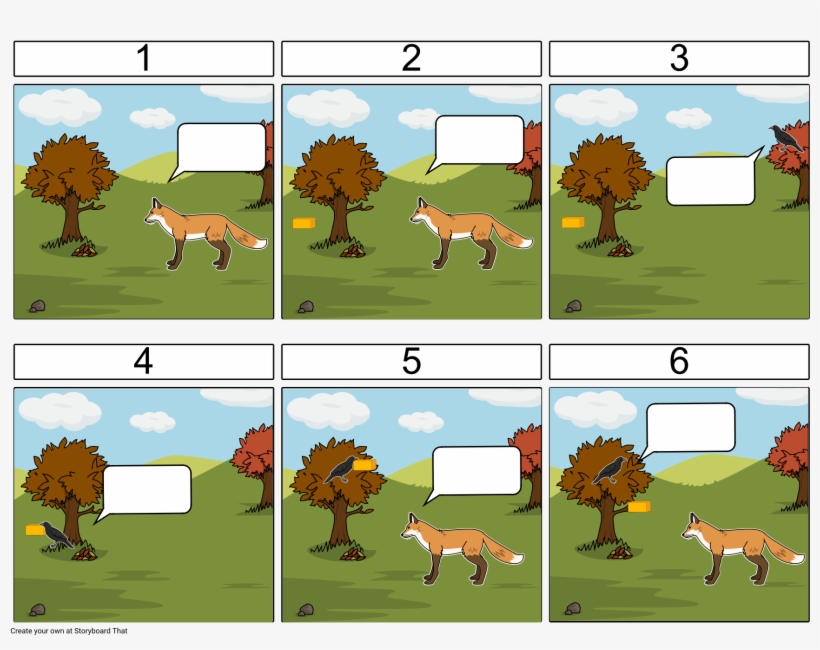 The Fox And The Crow - Illustration, transparent png #234984