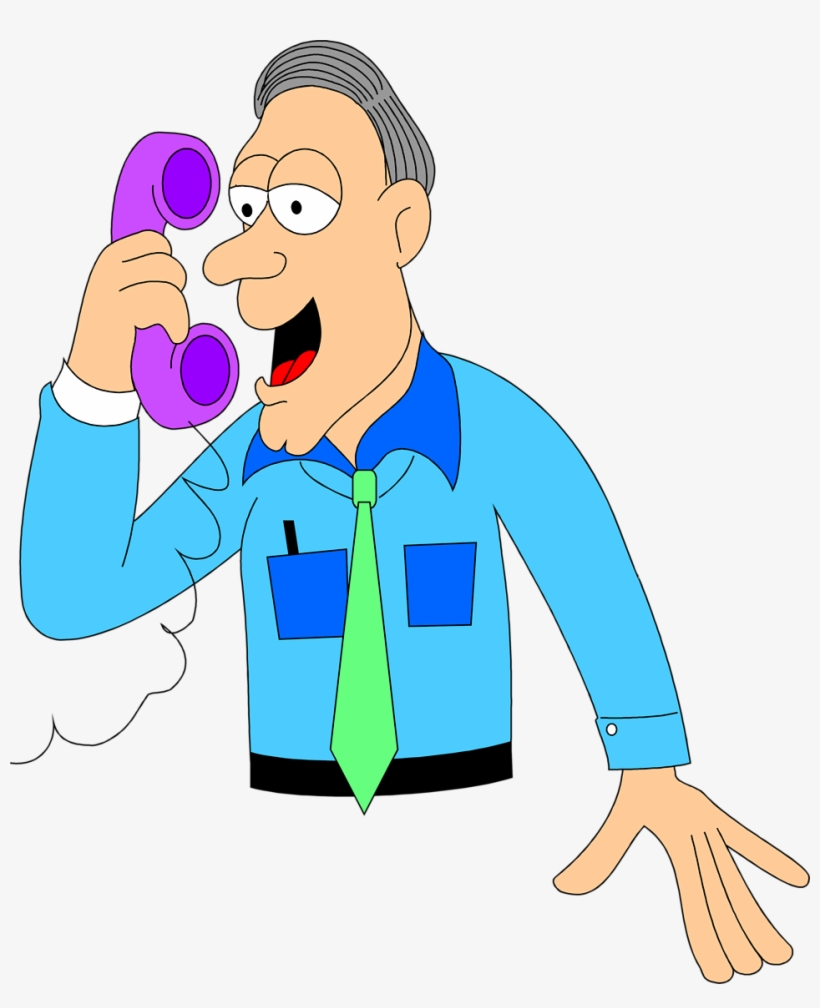 Deluxe Clipart Talking People Talking On Their Phones - Clipart Talk On Phone, transparent png #235075