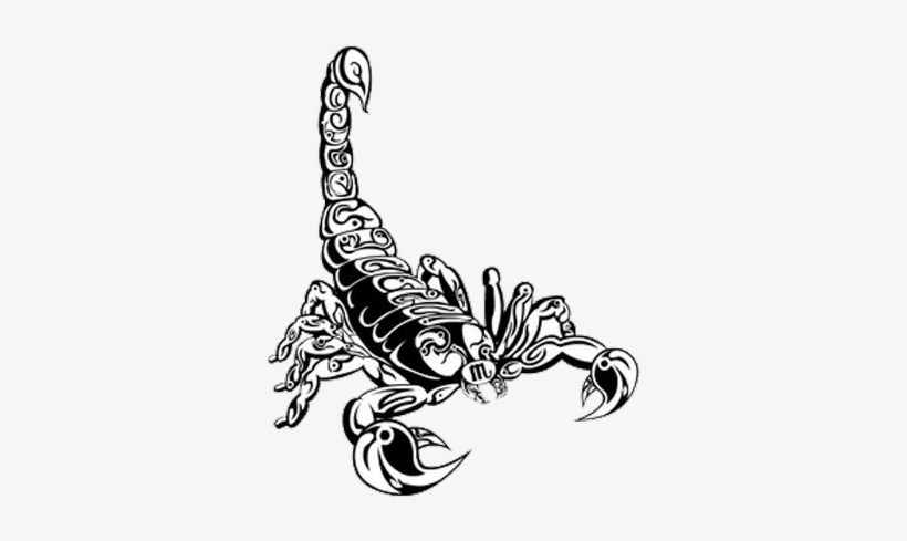 Scorpion Tattoos Transparent - Tribal Scorpion, transparent png #235183