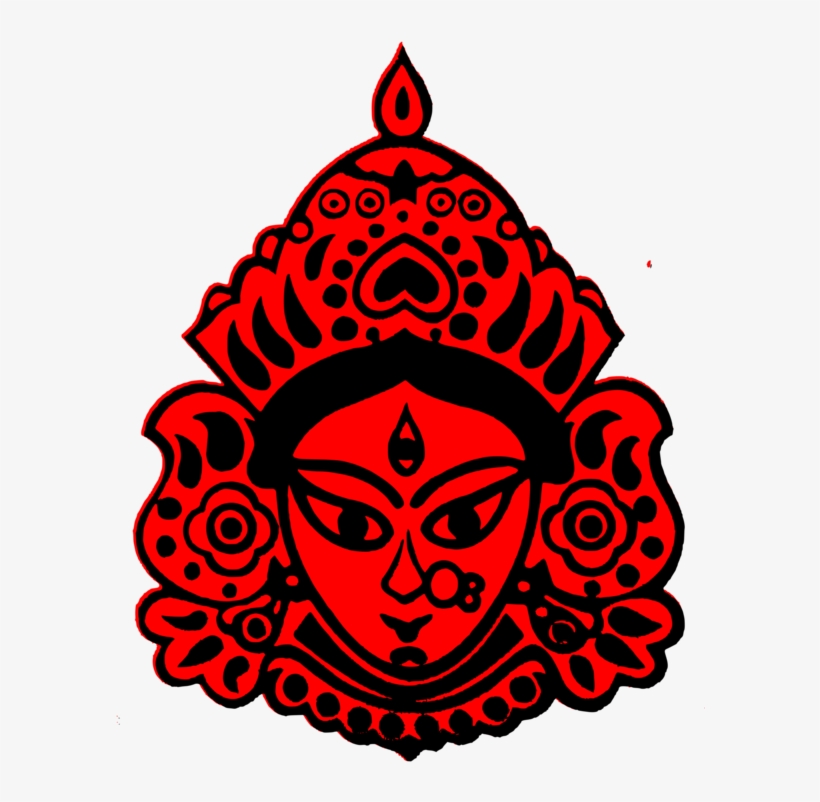 Puja Kali Devi Free - Aarti Thali Decoration For Navratri, transparent png #235203