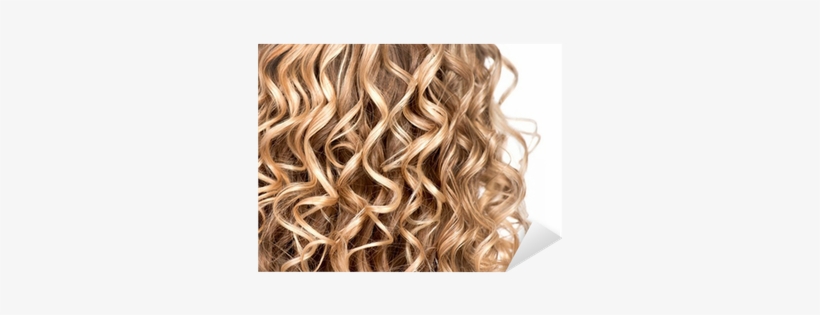 Wavy Curly Blonde Hair Closeup - Curly Hair Up Close, transparent png #235318
