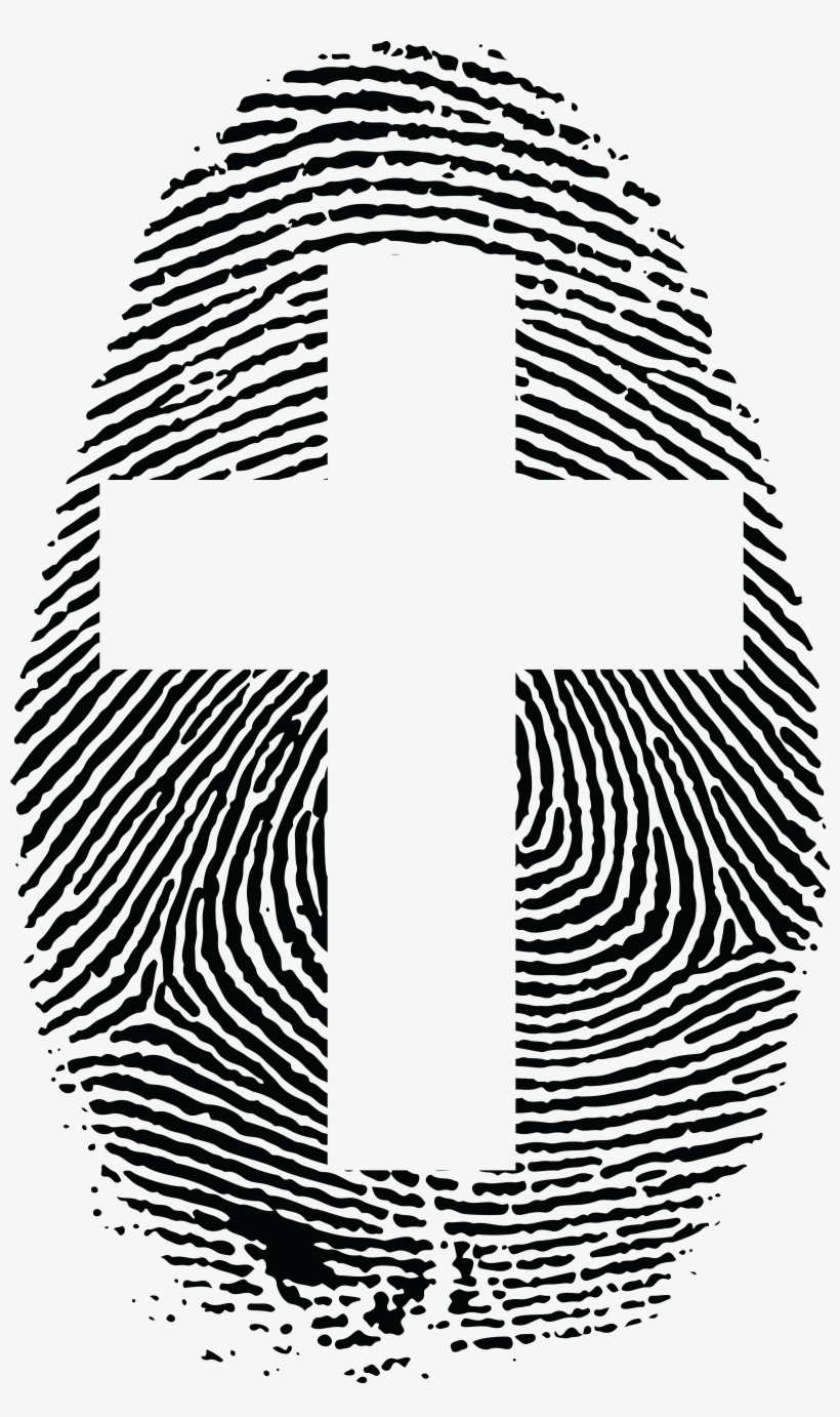 This Free Icons Png Design Of Cross Fingerprint, transparent png #235721