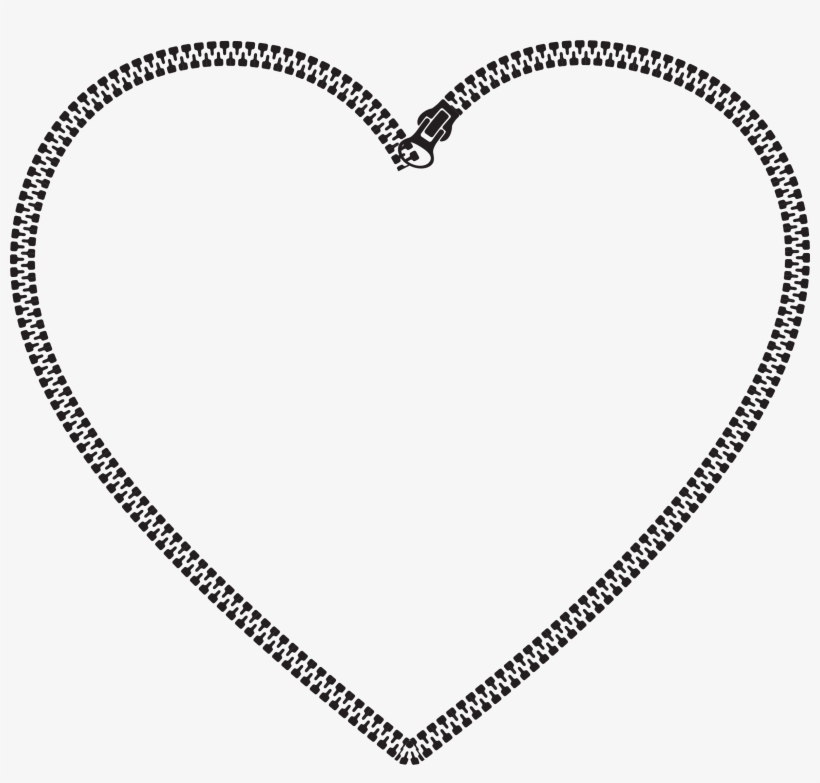 This Free Icons Png Design Of Zipper Heart, transparent png #236233