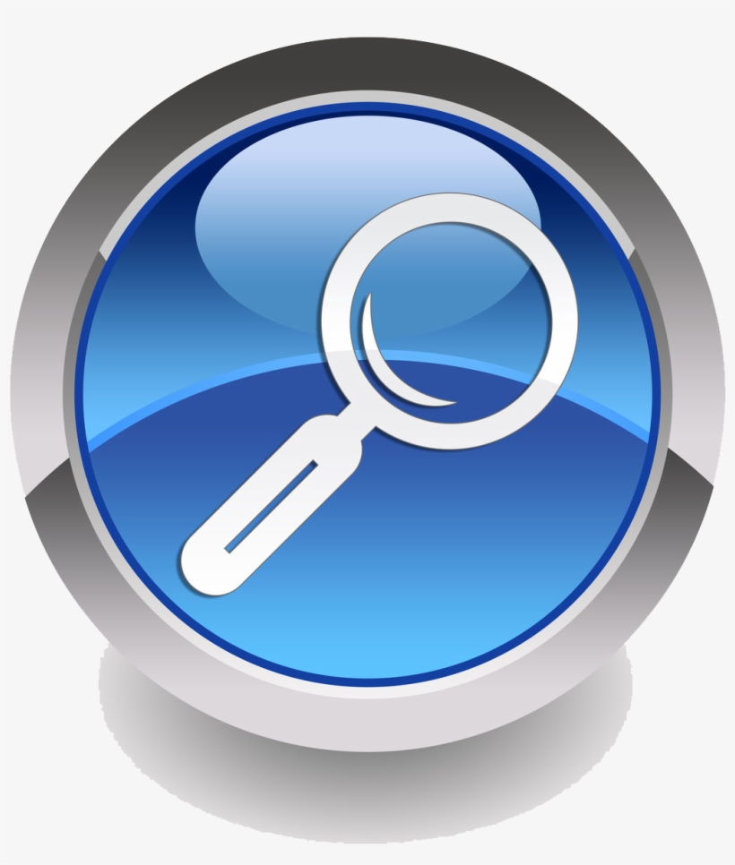 Search-icon - Blue Glossy Icon Ship, transparent png #236514