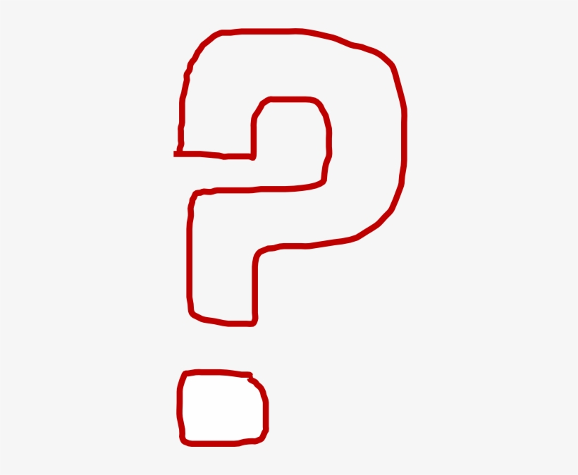 Red - Question - Mark - Clipart - Question Mark Png Red, transparent png #236565