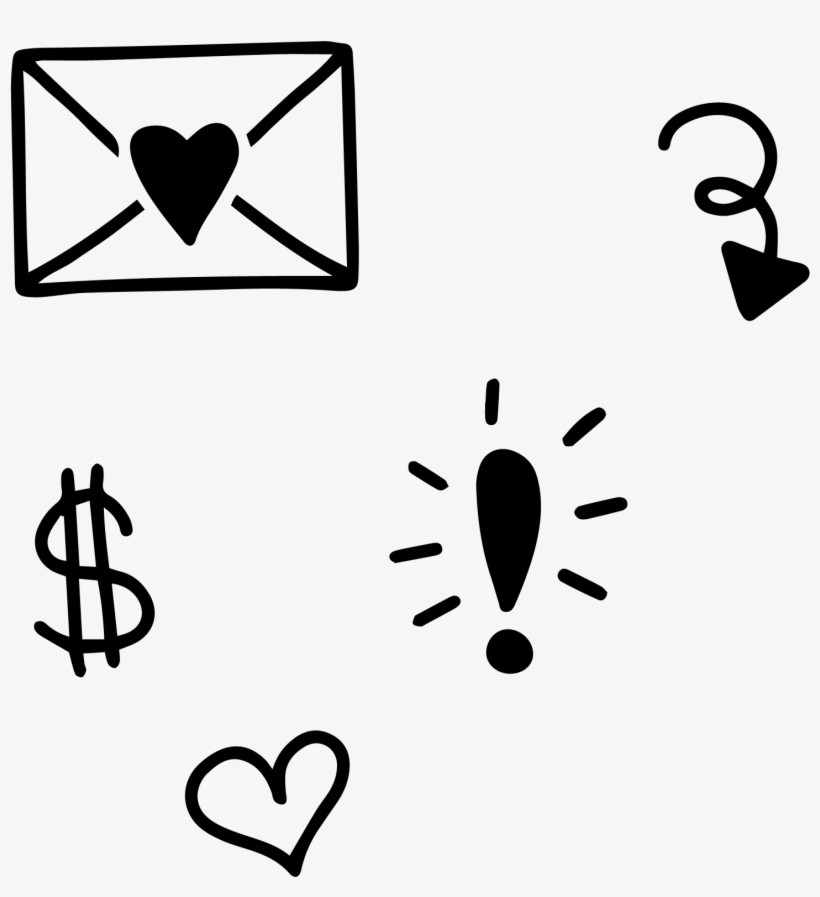 Doodled Mini Diy Planner Stamps - Procreate Planner Stamps Free, transparent png #236794