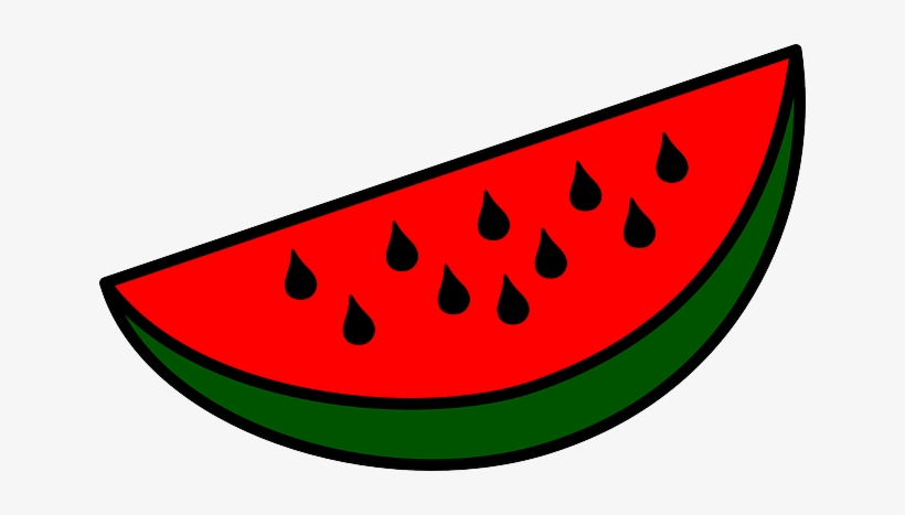 Free Vector Watermelon Wedge Clip Art - Watermelonclip Art, transparent png #237006