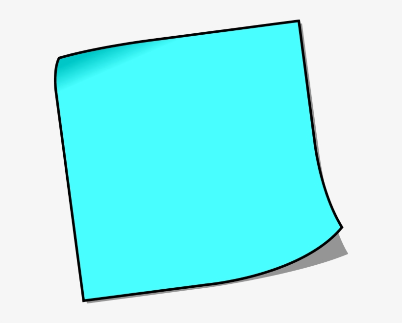 Blank Post It Clipart - Blank Sticky Note Clipart, transparent png #237389