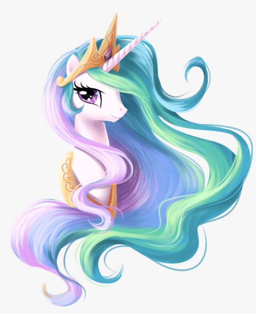 Unofficial My Little Pony And Mashup T - My Little Pony Unicorn Princess Celestia, transparent png #237856