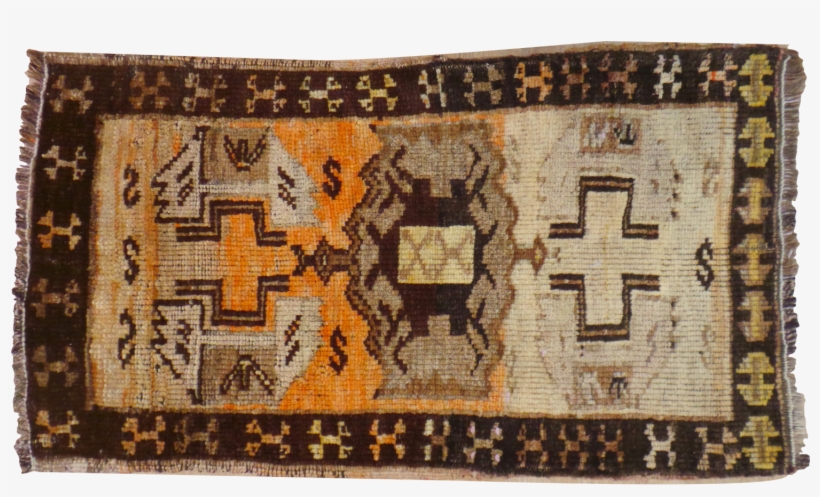 Ee001340 Vintage Oushak Rug Mat - Ushak Carpet, transparent png #238080