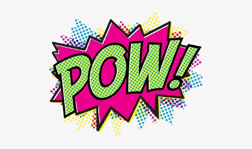 Pow, Overlay, And Comic Image - Comics Pop Art Png, transparent png #238290
