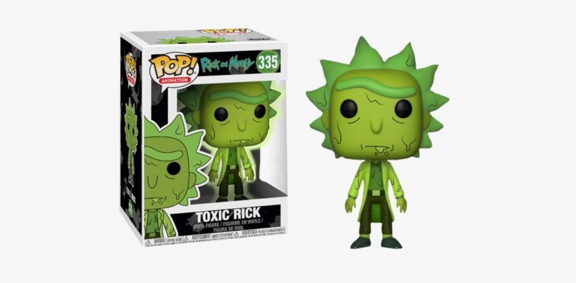 Rick And Morty Funko Pop Toxic Rick - Toxic Rick Funko Pop, transparent png #238627