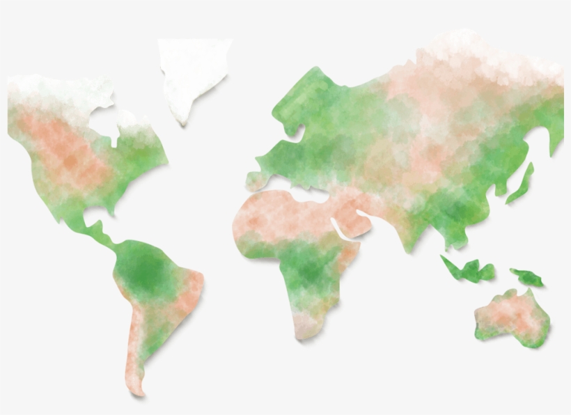 World World - 3d World Map Hd, transparent png #238969