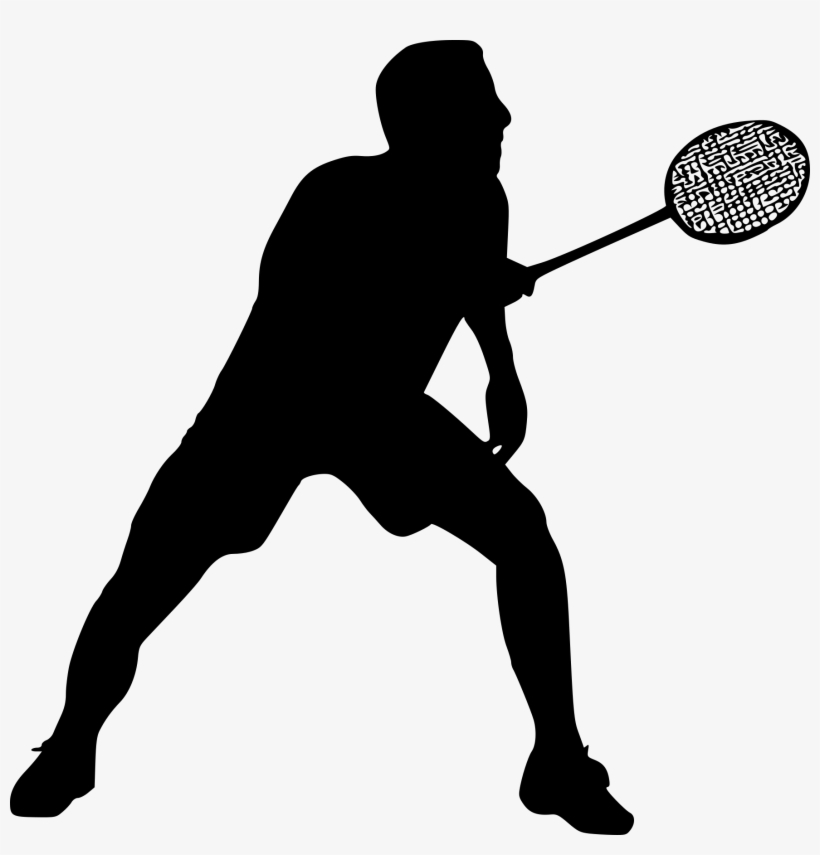 Free Download - Badminton Player Silhouette Png, transparent png #239320