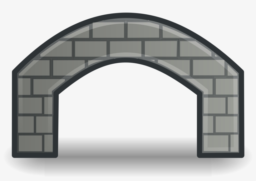 Open - Brick Arch Bridge Clipart, transparent png #239364