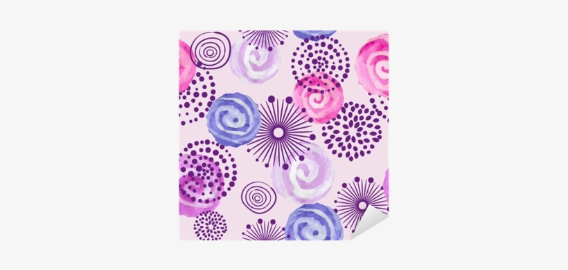 Watercolor Seamless Pattern In Purple, Lilac And Pink - Fondos Para Decorar Color Morado, transparent png #239536