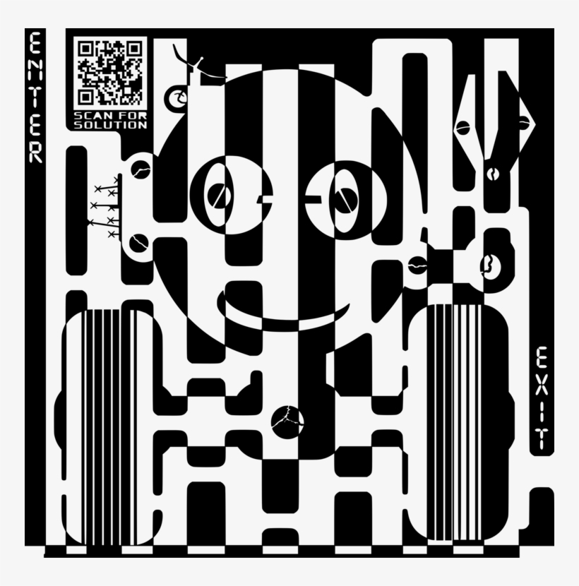 Maze Coloring Book Puzzle Robot Casino - Maze, transparent png #239628