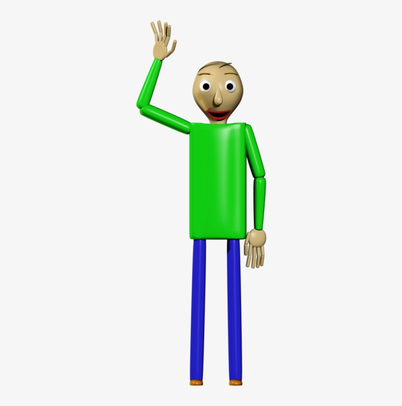 Chey's Baldi's Basics Art Itsthevioletqueen - Baldi Slap Ruler Gif, transparent png #2300023